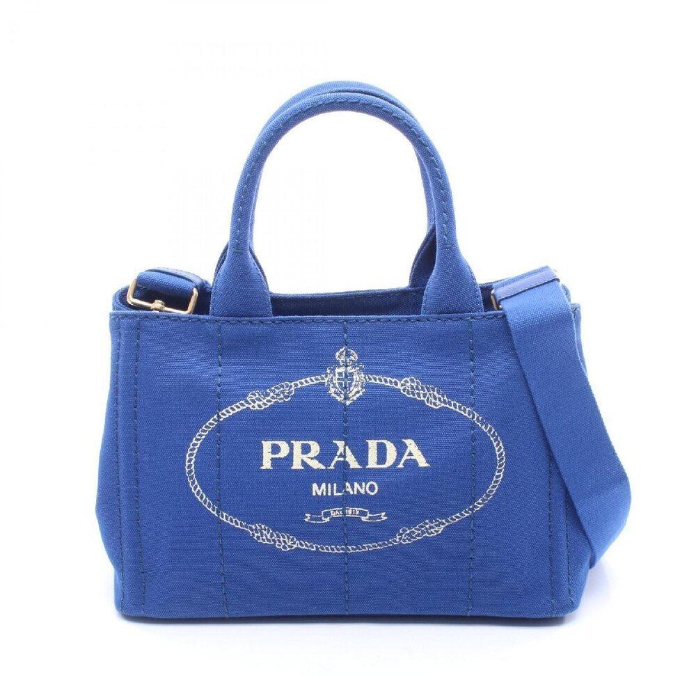 Prada CANAPA Canvas Tote Bag